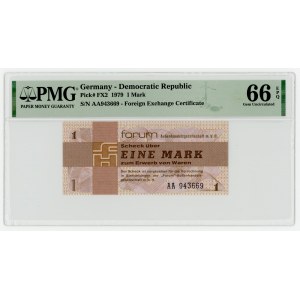 Niemcy, DDR, Forum, 1 marka 1979 - PMG 66 EPQ (642)
