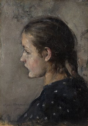 Boznańska Olga (1865 - 1940), Portret dziewczynki, ok. 1890