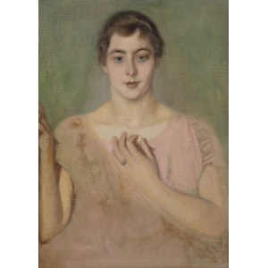 Debicki Stanislaw (1866 - 1924), Portrait of Katarzyna Mrozowa, 1924