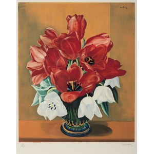 Kisling Moses (1891 - 1953), Blumen in einer Vase