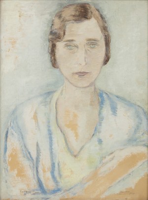 Gottlieb Leopold (1879 - 1934), Portret Leny, ok 1930-1932.