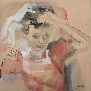 Kanelba Rajmund (1897 - 1960), Žena v červených šatech