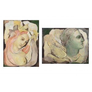 Lagorio Maria (1893 - 1979), Paar Porträts