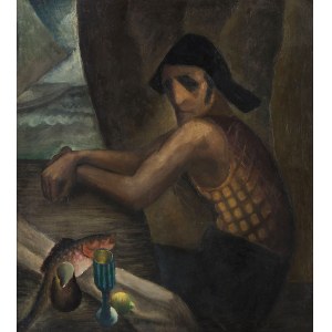 Żuławski Marek (1908-1985), Odpočinek rybáře (Odpoczynek rybaka)