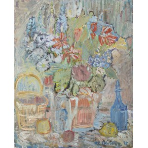 Zaremba-Cybisowa Helena (1911 - 1986), Bright bouquet, 1975