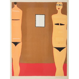 Nowosielski Jerzy (1923 - 2011), Women with a mirror, 1997