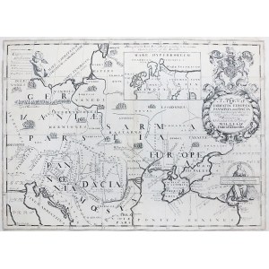 BENJAMIN COLE (ok. 1695-1766), A NEW MAP OF SARMATIA EUROPÆA, PANNONIA and DACIA, przed 1738.