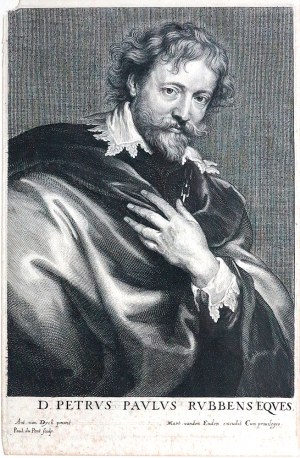 ANTOON VAN DYCK (1599-1641), autor malarskiego pierwowzoru; PAULUS PONTIUS (1603-1658), rytował, PETER PAUL RUBENS, 1641