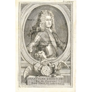 FELICITA SARTORI (d. 1760), engraved; LAURENT CARS (1699-1771), author of the graphic design; JEAN-BAPTISTE VAN LOO (1684-1745), author of the original painting, STANISŁAW LESZCZYŃSKI, 1739