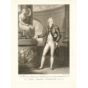 ANGELIKA KAUFFMANN (1741-1807), Autorin der gemalten Vorlage; TOMMASO MINARDI (1787 - 1871), Zeichner; PIETRO BETTELINI (1763 - 1829), Kupferstecher, PRINZ STANISŁAW PONIATOWSKI, vor 1818