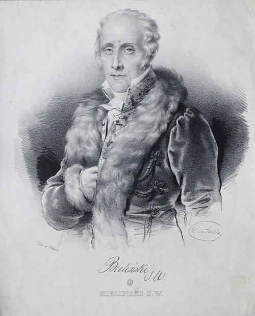 CHARLES LOUIS BAZIN (1802-1859), rysował; FRANÇOIS LE VILLAIN, wydał, PIOTR BIELIŃSKI (1754-1829; prezes Sądu Sejmowego)