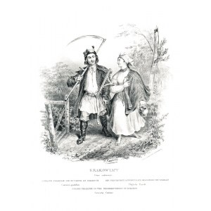 JAN NEPOMUCEN LEWICKI (1795-1871), KRAKOWIACY (Každodenný odev), 1841