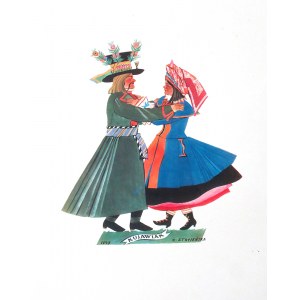 ZOFIA STRYJEŃSKA (1894 - 1976), KUJAWIAK, from the series: POLISH DANCES