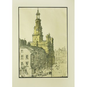 LEON WYCZÓŁKOWSKI (1852-1936), POZNAN TOWN HALL, 1933