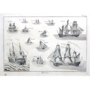 ROBERT BÉNARD (1734 - 1777), MARINE /GENNIES OF Sailing and Sailing Ships/, 18th century.