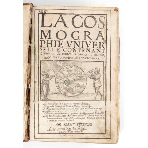 SEBASTIAN MUNSTER. La cosmographie universelle, contenant la situation de toutes les parties du monde. Basilea: Heinrich Petri, 1556