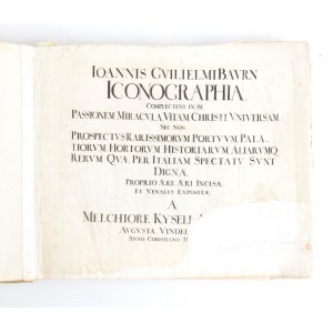Ioannis Guilielmi Baurn. Iconographia... Augustae Vindelicorum 1670