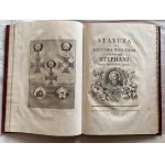 CONSTITUTIONES insignis ordinis equitum S. Stephani Regis Apostolici. Viennae 1764.