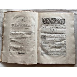 SCRITTURA DI POSSESSIONI PER BILANCIO DI UN COMPUTISTA FIORENTINO. In Firenze, Nella Stamperia già Albizziniana all'Insegna del Sole, 1774.