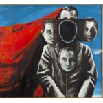 Slawomir Lewczuk (1938 Čerkasy - 2020 Krakov), Bez názvu - diptych, 80. roky 20. storočia.