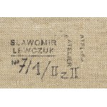 Slawomir Lewczuk (1938 Čerkasy - 2020 Krakov), Bez názvu - diptych, 80. léta 20. století.