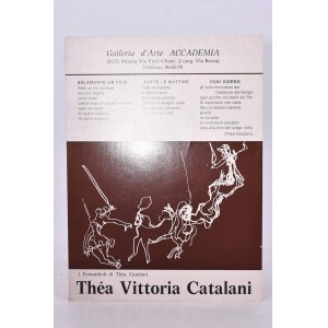 CATALANI, Thea Vittoria. INVITO ALLA MOSTRA PERSONALE. 1970.