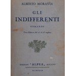 MORAVIA, Alberto. GLI INDIFFERENTI. 1929.