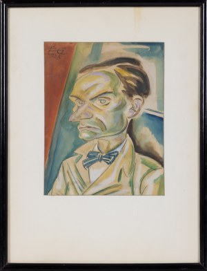Edward Glowacki, Man in a bow tie, 1925