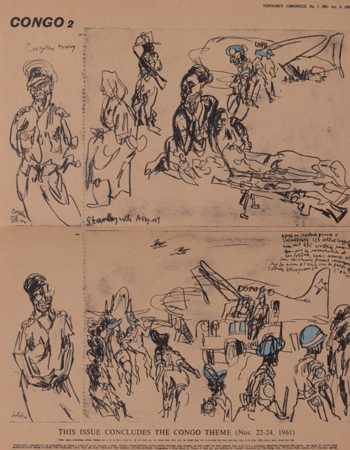 Feliks Topolski, Topolski’s Chronicle No. 22-24 (202-204) Vol. IX - Congo, 1961