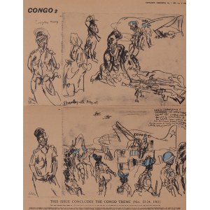 Feliks Topolski, Cronaca Topolski n. 22-24 (202-204) Vol. IX - Congo, 1961