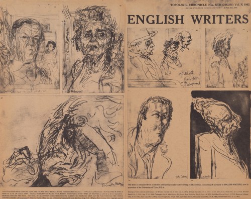 Feliks Topolski, Topolski’s Chronicle No. 22-24 (226-228) Vol. X - English Writers, 1962