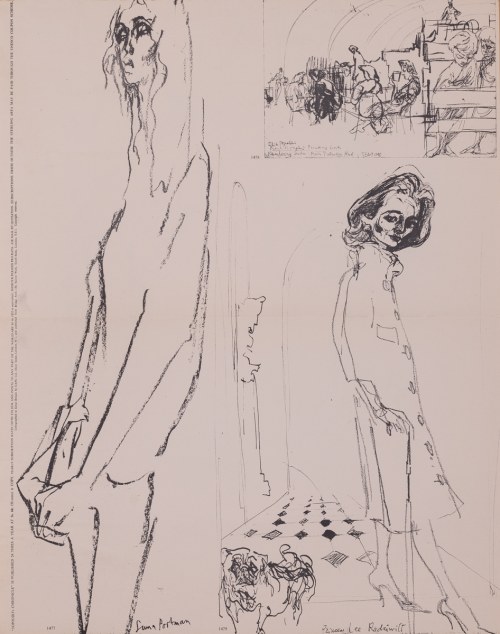 Feliks Topolski, Topolski's Chronicle, No. 1-2 (181-182) Vol. IX, Two Germanys, 1961; No 6-10 (186-190) Vol. IX, India, Banaras, 1961; No 11 (191) Vol. IX, London Ladies, 1961