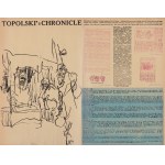 Feliks Topolski, Topolského kronika, č. 1-2 (181-182) IX. díl, Dvě Německa, 1961; č. 6-10 (186-190) IX. díl, Indie, Banaras, 1961; č. 11 (191) IX. díl, Londýnské dámy, 1961