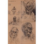 Feliks Topolski, Topolski's Chronicle, No. 1-2 (181-182) Vol. IX, Two Germanys, 1961; No. 6-10 (186-190) Vol. IX, India, Banaras, 1961; No. 11 (191) Vol. IX, London Ladies, 1961