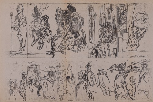 Feliks Topolski, Topolski’s Chronicle No. 17-21 (221-225) Vol. X, Moskwa i Leningrad, 1962