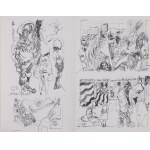 Feliks Topolski, Chronique de Topolski Vol. IX, 1961, n° 3-5 (183-185), Sports d'hiver ; n° 12-15 (192-195), Théâtre des Nations