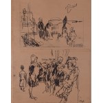 Feliks Topolski, Topolski’s Chronicle Vol. X, 1962: No. 1 (205), Congo 2; Nos. 2-3 (206-207), The Government of Ghana’s Garden Party for H.M. Queen Elizabeth; Nos. 4-5 (208-221); No. 8 (212), Kampala, Uganda; No. 9 (213), Lagos, Nigeria; Nos. 10-16 (214-2