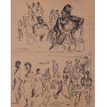 Feliks Topolski, Topolski's Chronicle Vol. X, 1962: Nos. 1 (205), Congo 2; Nos. 2-3 (206-207), The Government of Ghana's Garden Party for H.M. Queen Elizabeth; Nos. 4-5 (208-221); No. 8 (212), Kampala, Uganda; No. 9 (213), Lagos, Nigeria; Nos. 10-16 (214-