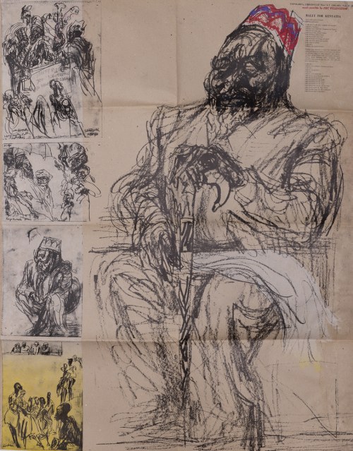 Feliks Topolski, Topolski’s Chronicle Vol. X, 1962: No. 1 (205), Congo 2; Nos. 2-3 (206-207), The Government of Ghana’s Garden Party for H.M. Queen Elizabeth; Nos. 4-5 (208-221); No. 8 (212), Kampala, Uganda; No. 9 (213), Lagos, Nigeria; Nos. 10-16 (214-2