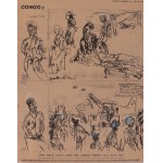 Feliks Topolski, Topolski’s Chronicle Vol. X, 1962: No. 1 (205), Congo 2; Nos. 2-3 (206-207), The Government of Ghana’s Garden Party for H.M. Queen Elizabeth; Nos. 4-5 (208-221); No. 8 (212), Kampala, Uganda; No. 9 (213), Lagos, Nigeria; Nos. 10-16 (214-2