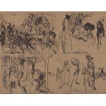 Feliks Topolski, Topolski's Chronicle Vol. X, 1962: nn. 1 (205), Congo 2; nn. 2-3 (206-207), Festa in giardino del governo del Ghana per S.M. la Regina Elisabetta; nn. 4-5 (208-221); n. 8 (212), Kampala, Uganda; n. 9 (213), Lagos, Nigeria; nn. 10-16 (214-