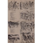 Feliks Topolski, Chronique de Topolski Vol. X, 1962 : Nos. 1 (205), Congo 2 ; Nos. 2-3 (206-207), Garden Party du gouvernement ghanéen pour S.M. la Reine Elizabeth ; n° 4-5 (208-221) ; n° 8 (212), Kampala (Afrique du Sud). 4-5 (208-221) ; n° 8 (212), Kamp