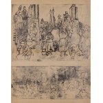 Feliks Topolski, Topolski's Chronicle Vol. X, 1962: nn. 1 (205), Congo 2; nn. 2-3 (206-207), Festa in giardino del governo del Ghana per S.M. la Regina Elisabetta; nn. 4-5 (208-221); n. 8 (212), Kampala, Uganda; n. 9 (213), Lagos, Nigeria; nn. 10-16 (214-