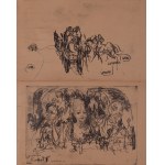 Feliks Topolski, Chronique de Topolski Vol. X, 1962 : Nos. 1 (205), Congo 2 ; Nos. 2-3 (206-207), Garden Party du gouvernement ghanéen pour S.M. la Reine Elizabeth ; n° 4-5 (208-221) ; n° 8 (212), Kampala (Afrique du Sud). 4-5 (208-221) ; n° 8 (212), Kamp