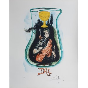 Salvador Dali, Tarot - Der König der Kelche, 1980