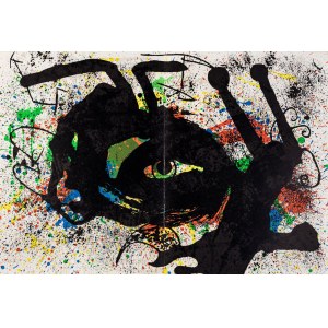 Joan Miró, Composition from the album ''Derrière le Miroir'' no. 203, 1973