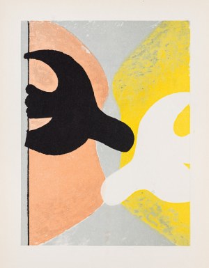 Georges Braque, Résurrection de l’oiseau z albumu Derierre Le Miroir, Maeght Editeur 1959, 1958