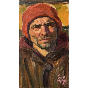 Slawomir J. Siciński, Selbstporträt mit rotem Hut