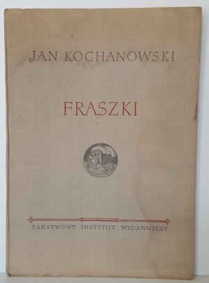 [BEREZOWSKA]KOCHANOWSKI Jan - FRASZKI Illustrations BEREZOWSKA Edition 1
