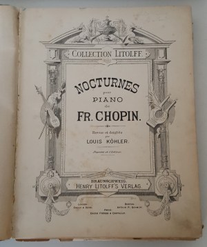 [COLLECTION LITOLFF] NOCTURNES POUR PIANO DE FR.CHOPIN